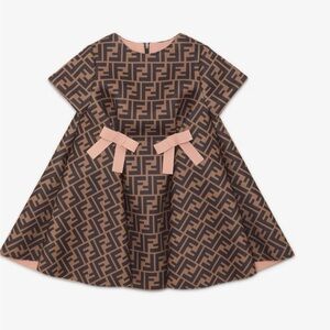 Fendi Dress (Brand New/Never worn) size 12 months & Burberry Coat